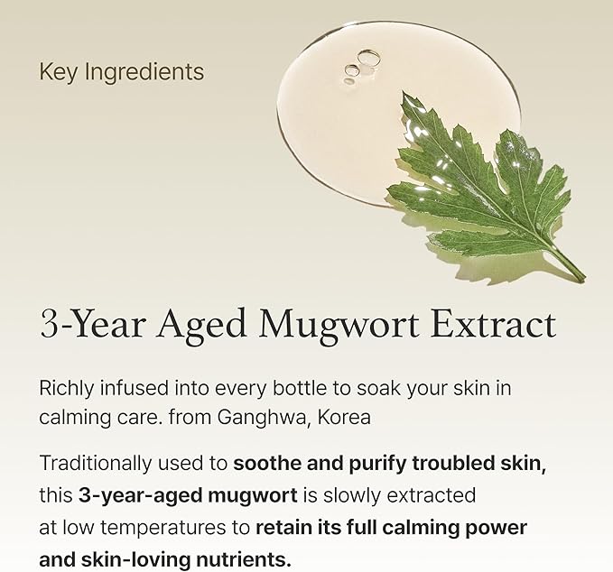 I'm From Mugwort Essence | Vegan Extract - Soothe Sensitive and Irritated Skin, Redness Relief, Refreshing, Korean Hydrating Toner | 5.41 Fl Oz, All Skin Types, PETA Approved