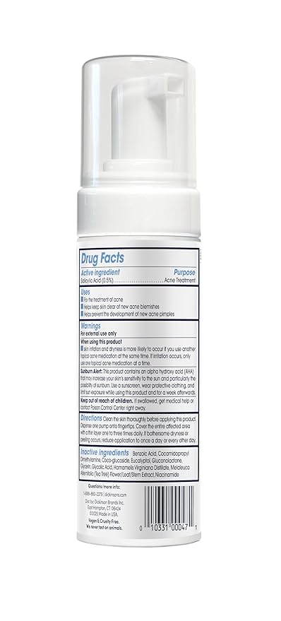 Dickinson's Witch Hazel Exfoliating Bubble Toner | Salicylic Acid | 5 Fl Oz
