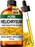 100% Pure Helichrysum Oil - 4 Fl Oz Helichrysum Essential Oil for Hair, Skin, Diffuser, Aromatherapy & DIY Soap Making Scent
