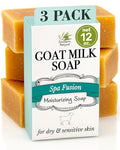 Southern Natural Goat Milk Soap Bar Essential Oil Blend, 3 Pack, Dry Skin
