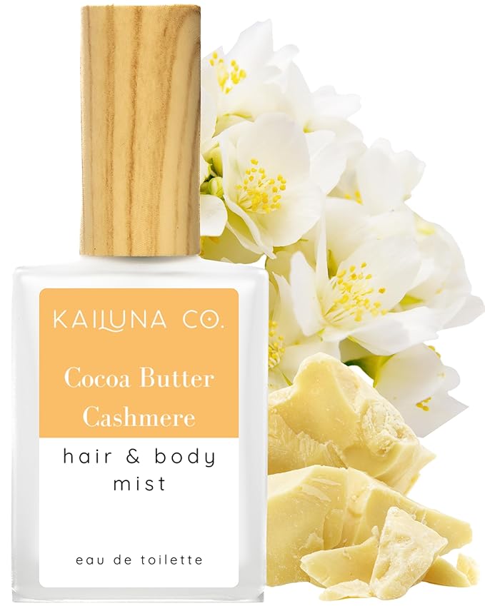 Kailuna Co. Cocoa Butter Cashmere Essential Oil Hair & Body Mist, 0.5 Fl Oz