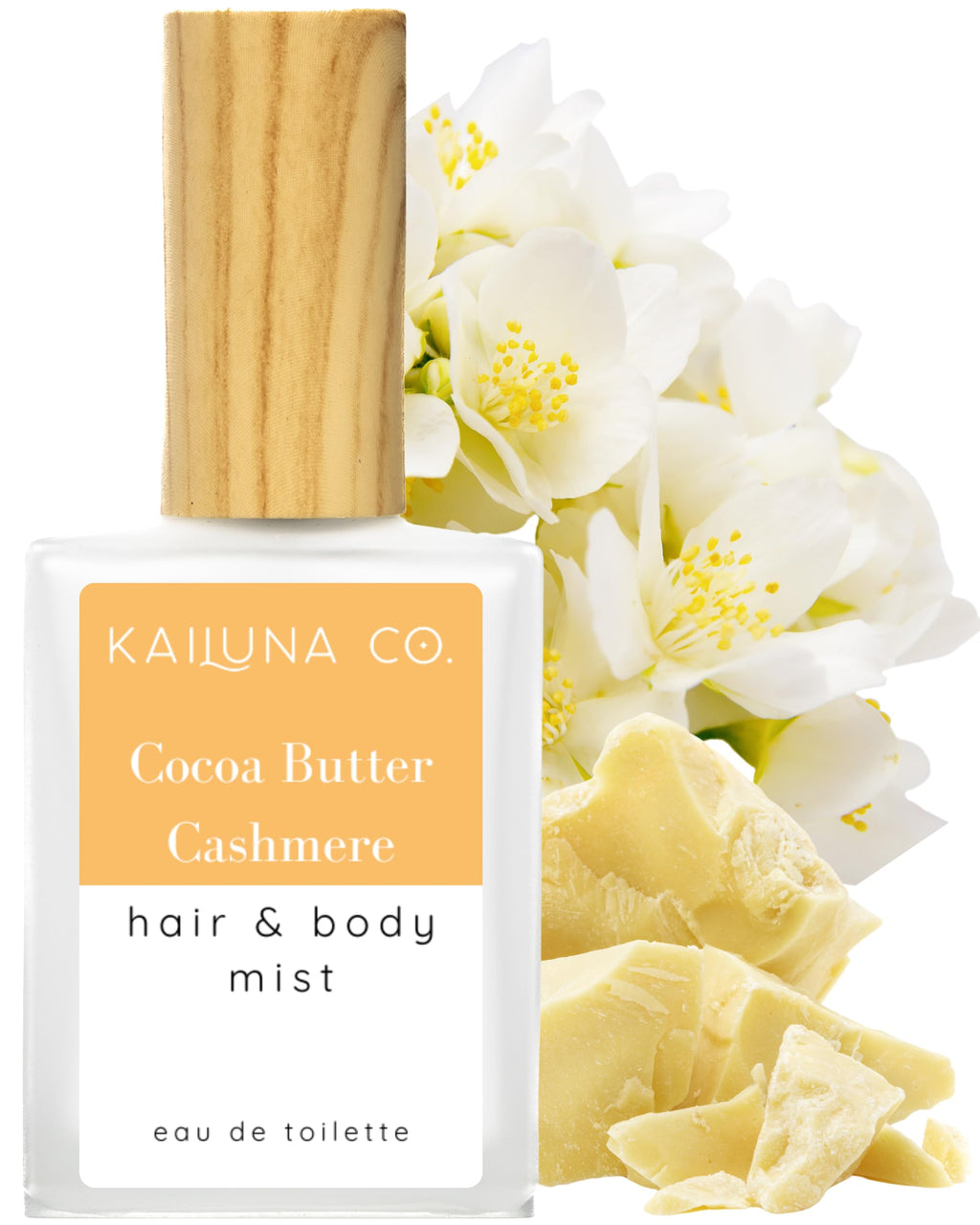 Kailuna Co. Cocoa Butter Cashmere Essential Oil Hair & Body Mist, 0.5 Fl Oz