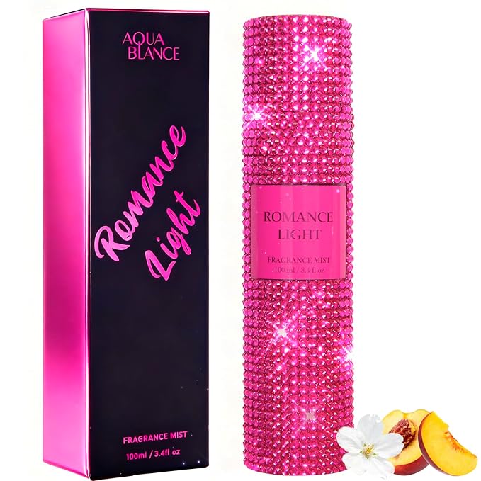 Body Spray for Women, Romance Light, Pink Bling Fragrance Mist, 3.4 fl oz