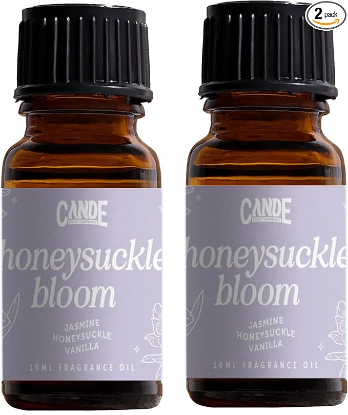 CANDECraftCo Premium Fragrance Oil – Diffuser Oils Fragrances Scented for Home, Candle Soap Making Supplies, Aromatherapy Blends for House (0.34 Fl Oz) (2-Pack