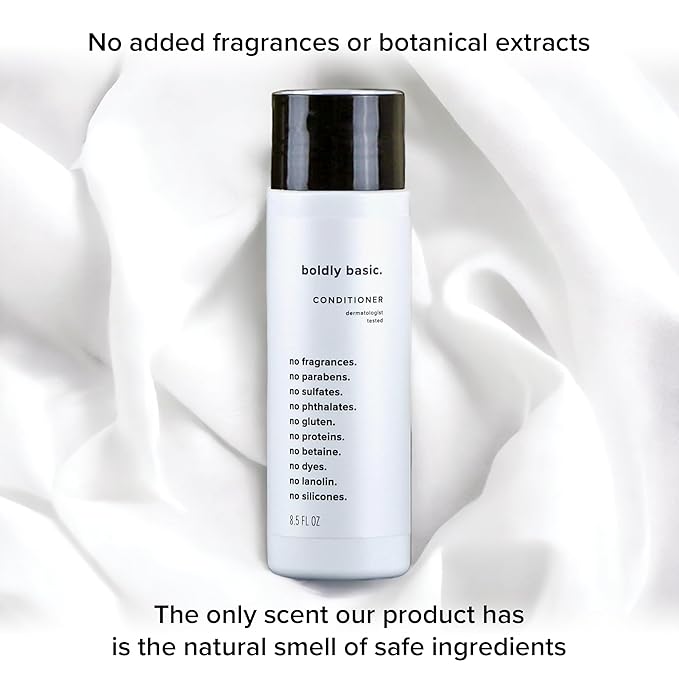Boldly Basic Fragrance Free Conditioner - Unscented - Dermatologist Tested
