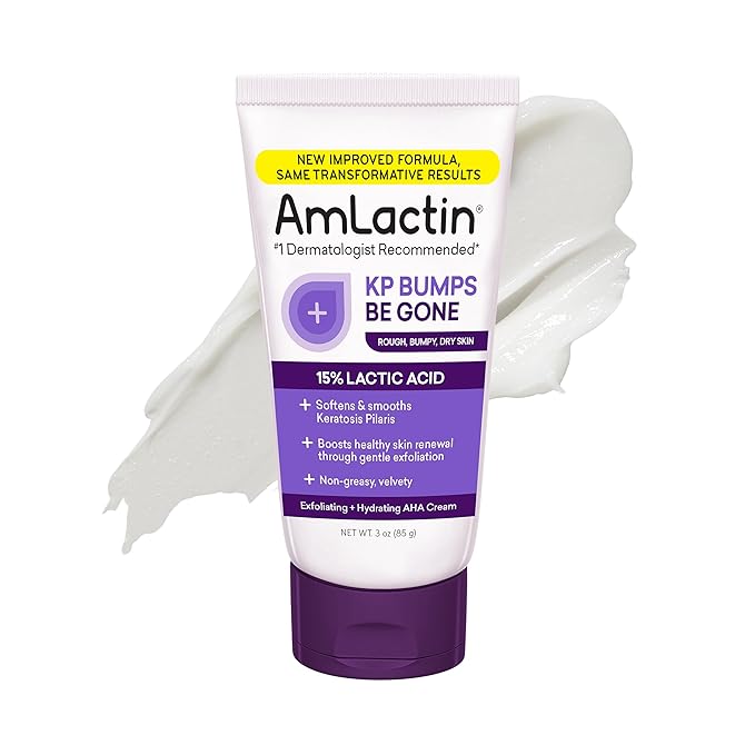 AmLactin KP Bumps Be Gone Body Cream, 15% Lactic Acid, 3 oz