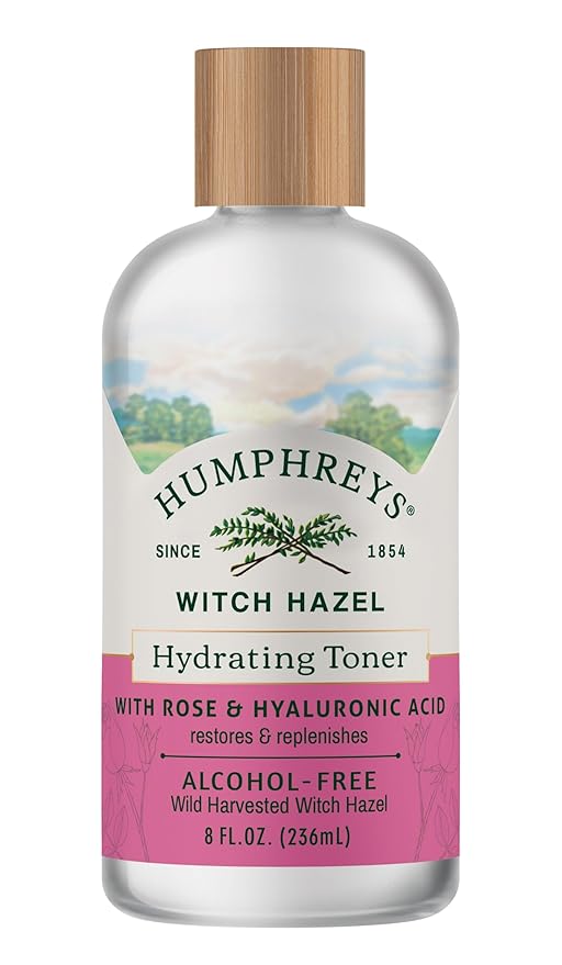 Humphreys Witch Hazel Clarifying Toner | USDA Organic | 8 Fl Oz