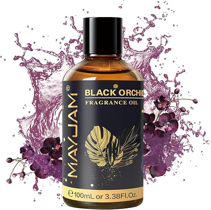 MAYJAM Black Orchid Fragrance Oil for Diffusers for Home, 100ML/3.38FL.OZ
