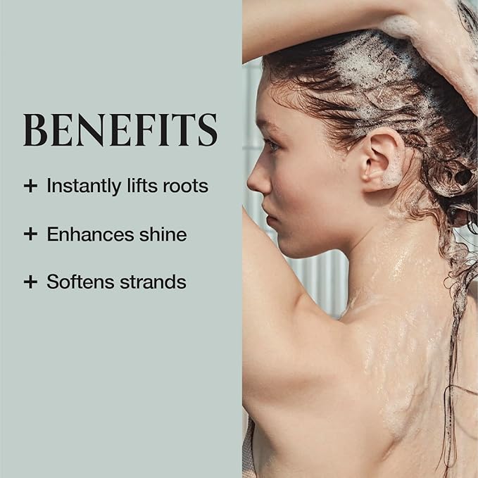 MONCLOS MONCLOS Velvet Shampoo (16.9 fl oz) - Volume Shampoo for Fine and Thinning Hair. Sulfate-Free, Peptide-Infused Formula for Soft, Shiny Hair, and Root Volumizing