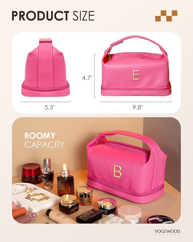 Vogewood Teen Girl Gifts Trendy Stuff, Makeup Bags for Women with Handle