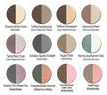 Natural Pressed Eyeshadow Duo, Highly Pigmented Eye Makeup - Taupe/Tahiti