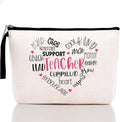 Hanamiya Na Teacher Gifts Makeup Bag for Women, Appreciation Birthday