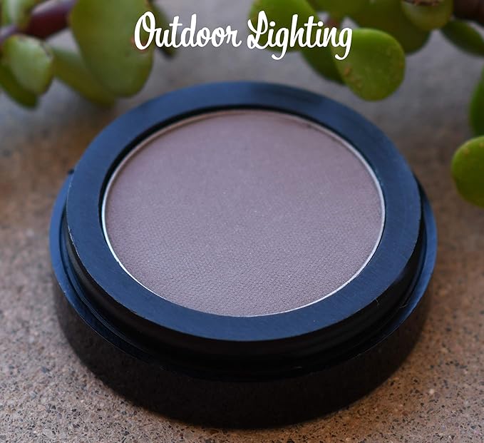 Pure Ziva Cashmere Matte Satin Velvet Lavender Purple Light Pink Opaque Pressed Powder Single Vegan Eyeshadow; Talc, Paraben & Cruelty Free