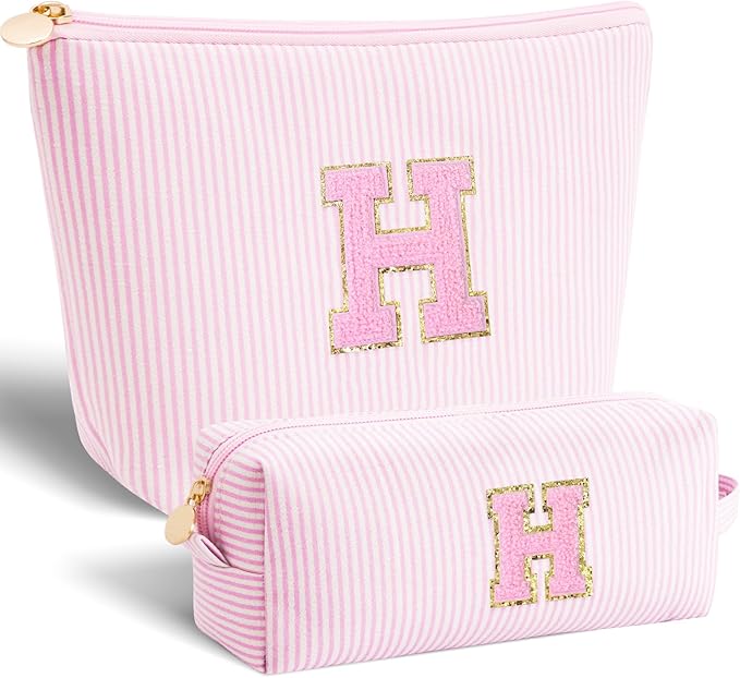 Btffitting Gifts for Teen Girls Women - Birthday Gifts for 10 11 12 13 14 15 16 17 18 Years Old Girl,Makeup Bag Cosmetic Bag,Teacher Gift Trendy Stuff Toiletry Bag - Pink,H