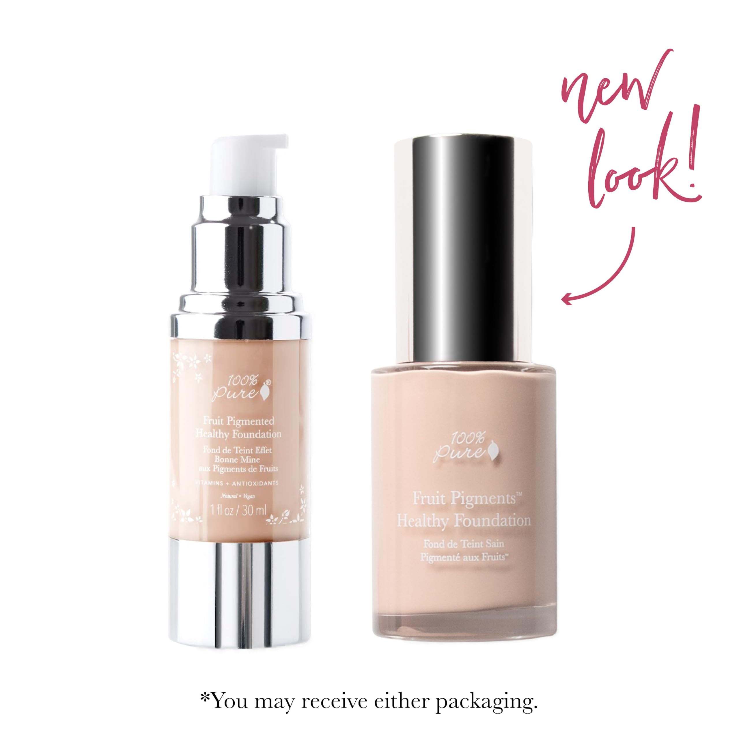 100% PURE Fruit Pigmented Healthy Foundation, Alpine Rose, 1 fl oz
