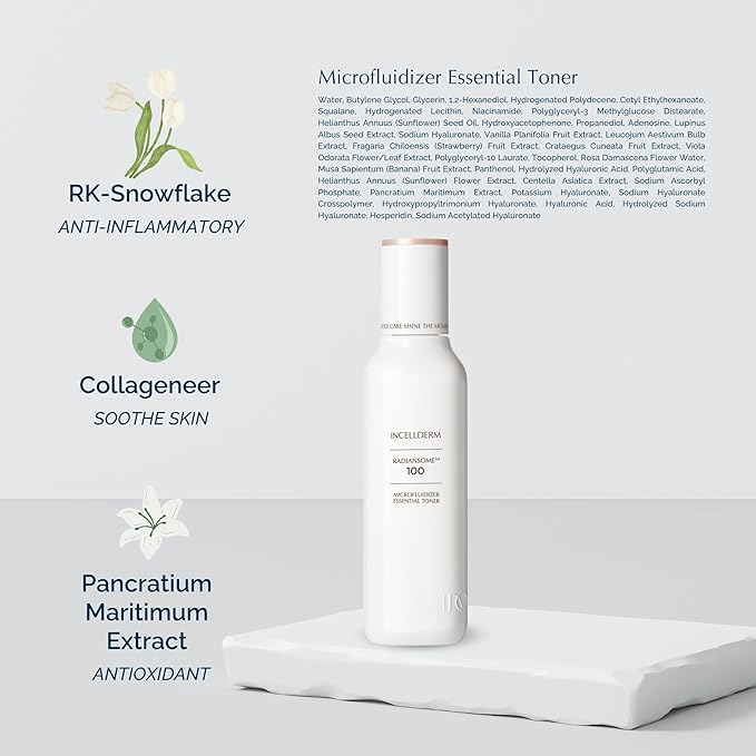 Radiansome100 Microfluidizer Essential Toner – 120ml | Nourishing Skincare
