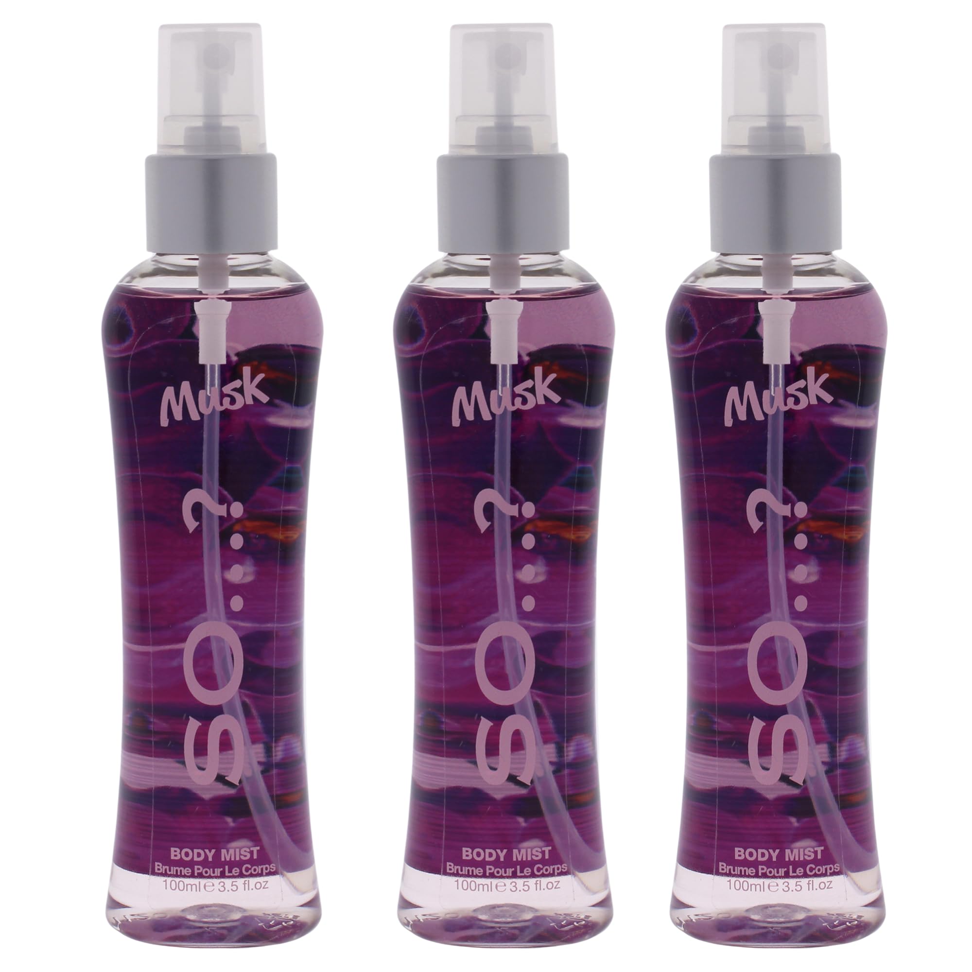 Musk Body Mist by So…? for Women - 3.5 oz Body Mist - Pack of 3