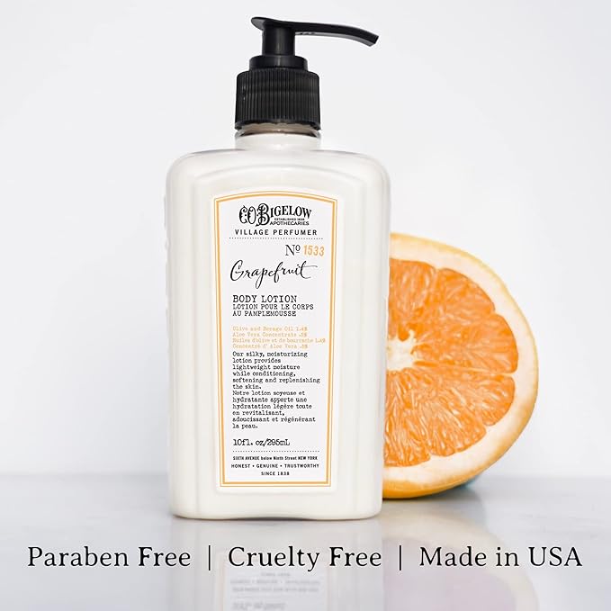 C.O. Bigelow Grapefruit Body Lotion, 10 fl oz