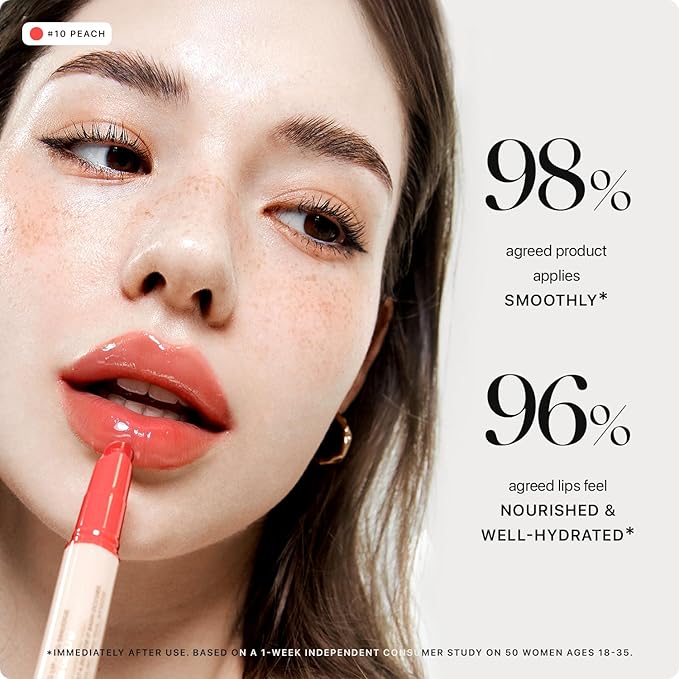 Nature Republic HONEY MELTING LIP (10 PEACH) | SOFT LIP STICK, Hydrating Gloss, Moisturizing balms, Sheer tint, Shine & Glowy Finish, korean make up