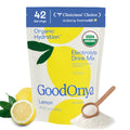 GoodOnya Organic Hydration Electrolyte Drink Mix, Certified Organic Hydration Powder, Non-GMO, Biochecked Glyphosate Free, Low Sugar, Lemonade Flavor, No Artificial Flavors, 20 Servings