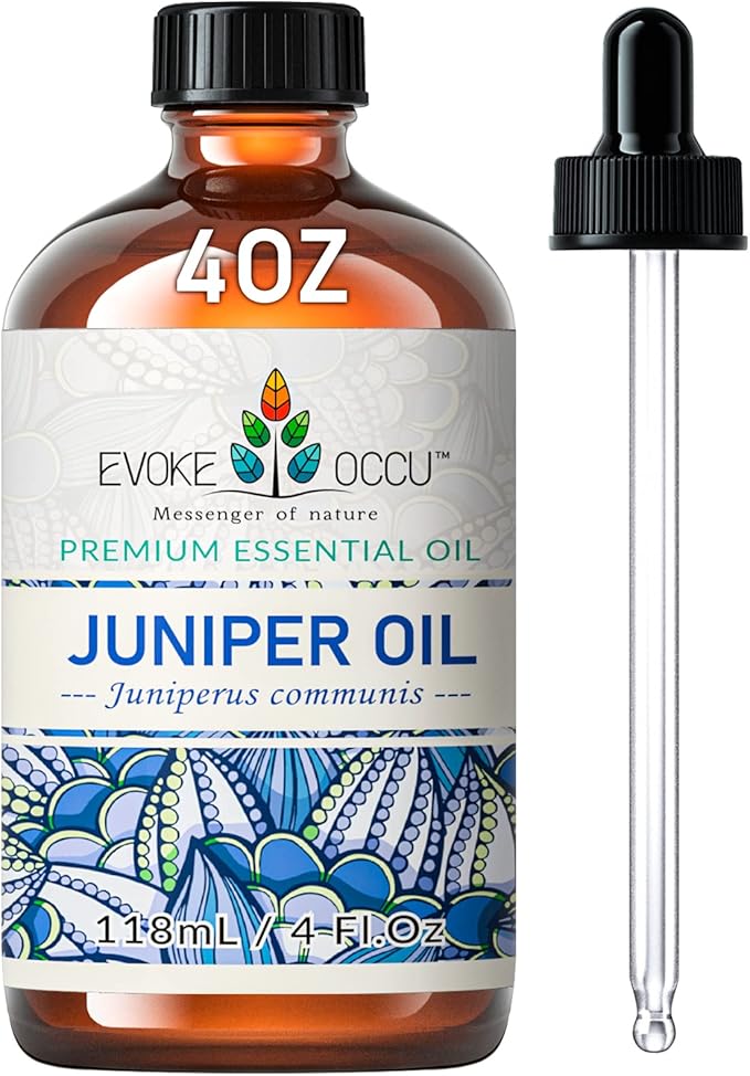 EVOKE OCCU Juniper Berry Essential Oil for Aromatherapy, Diffuser & Skin