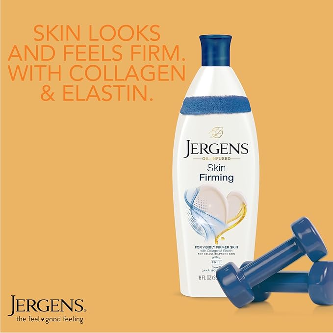 Jergens Bio-Oil Skincare Oil 4.2oz Skin Firming Moisturizing Body Lotion Dry Skin 16.8 oz Trail Pack, Hydrating Moisturizer, Oil for Dry Skin, Firming Body Lotion Trial Pack