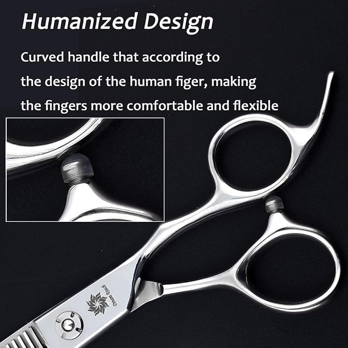 Dream Reach Hair Cutting Scissors - 6" Texturizing Hair Shears 440C Steel