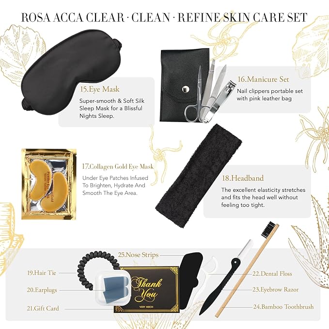 Gifts for Women & Men, 30pcs Fathers Day Gifts, Spa Gift Basket Set