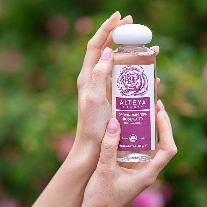 Alteya Organics Rose Water USDA Certified Organic Facial Toner, 8.5 Fl Oz