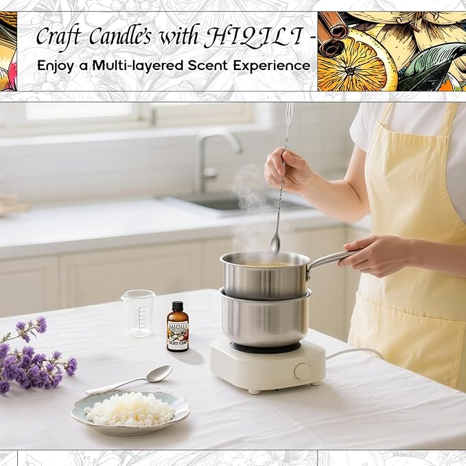 HIQILI Gilded Ylang Fragrance Oil for Diffuser, Candle & Perfume Making