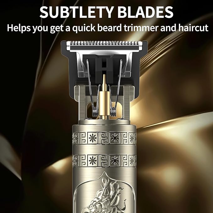 Luwihou Beard Trimmer for Men-Hair Clippers for Men-Bronze