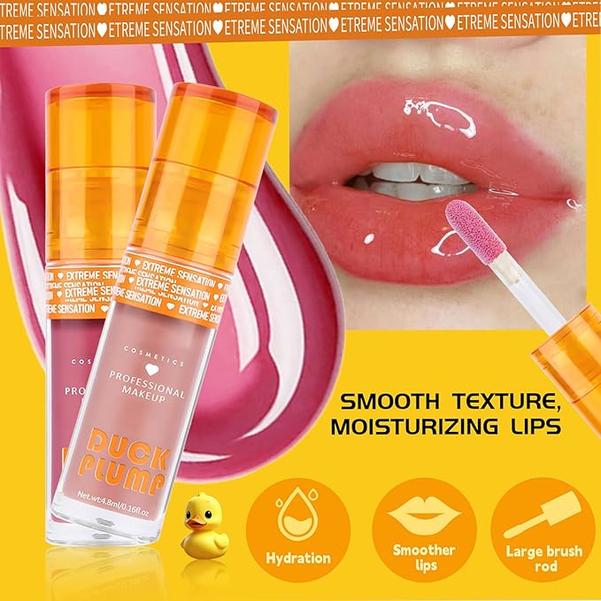 Metfdlaig Super Lustrous Lip Oil, Non-Sticky, Hydrating, Hypoallergenic, Waterproof, High Shine Finish (06# Deep Berry)