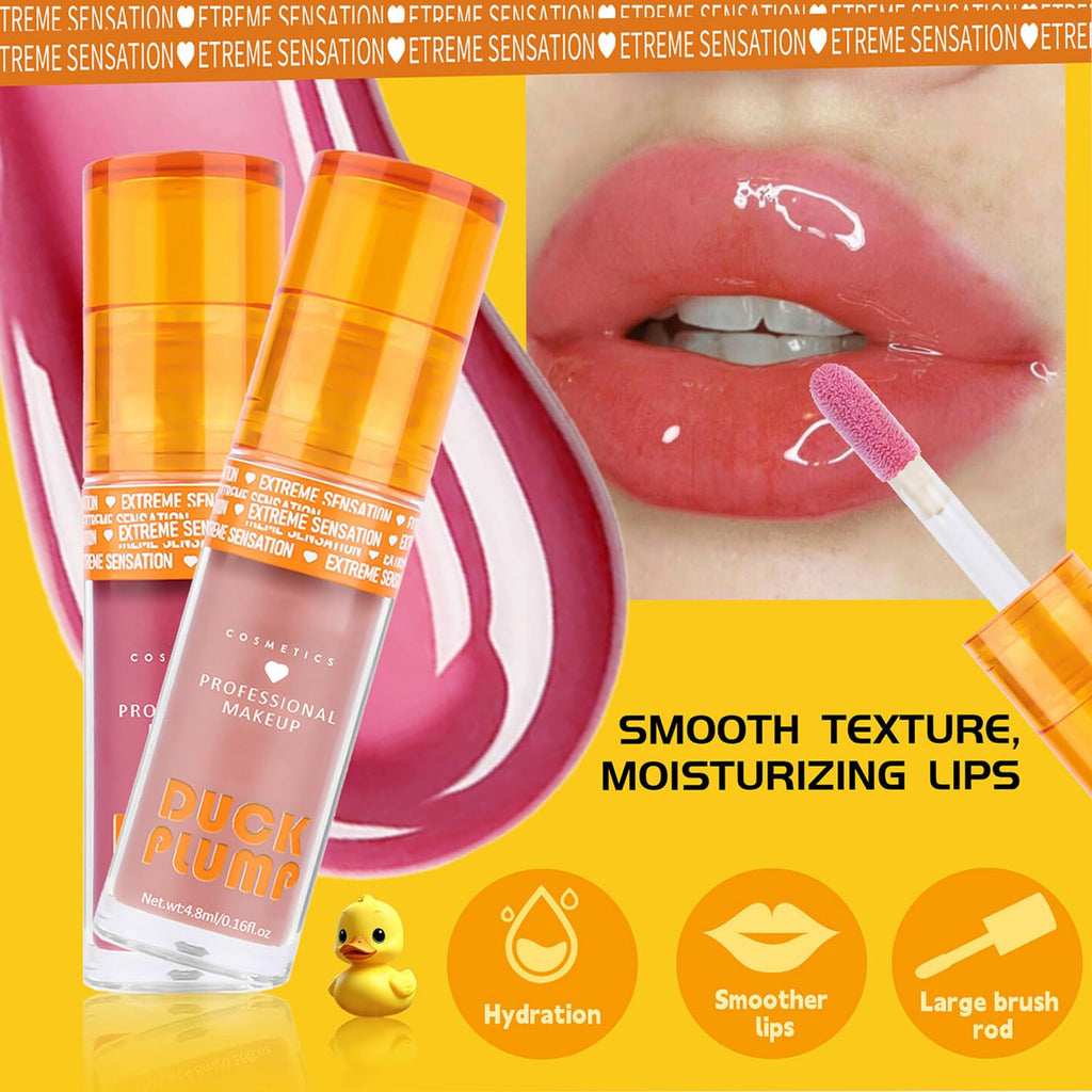 Metfdlaig Super Lustrous Lip Oil, Non-Sticky, Hydrating, Hypoallergenic, Waterproof, High Shine Finish (02# Warm Nude)
