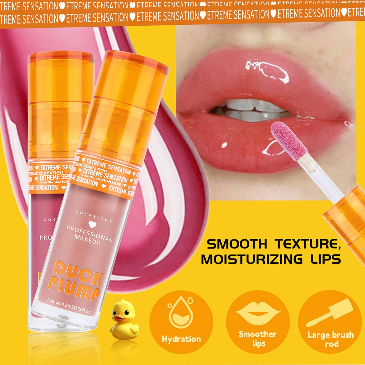 Metfdlaig Super Lustrous Lip Oil, Non-Sticky, Hydrating, Hypoallergenic, Waterproof, High Shine Finish (06# Deep Berry)
