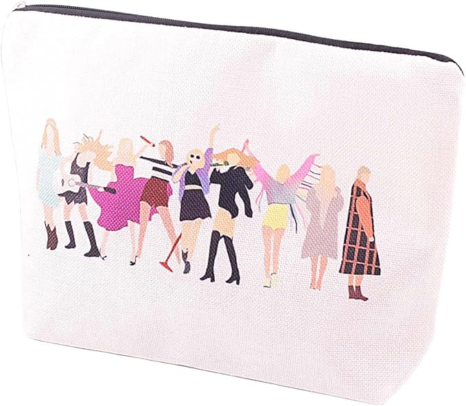 Pebarmnt I'm Not Dramatic I'm Theatrical Makeup Bag Broadway Musical Gift Theatre Bag Pencil Case Fun Theatrical Design Makeup Bag (ERAS)