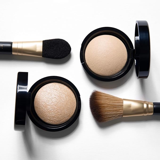 LAURA GELLER NEW YORK Cosmetic Professional Makeup Brushes - Cruelty-Free - 10 Dual-Ended Highlighter Brush
