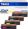 DMGE TN433 TN436 4 Pack Toner Cartridge Replacement for TN433 Toner Cartridge Set Compatible with MFC-L8900Cdw HL-L8360Cdw HL-L8260Cdw MFC-L8610Cdw HL-L8360Cdwt Printer