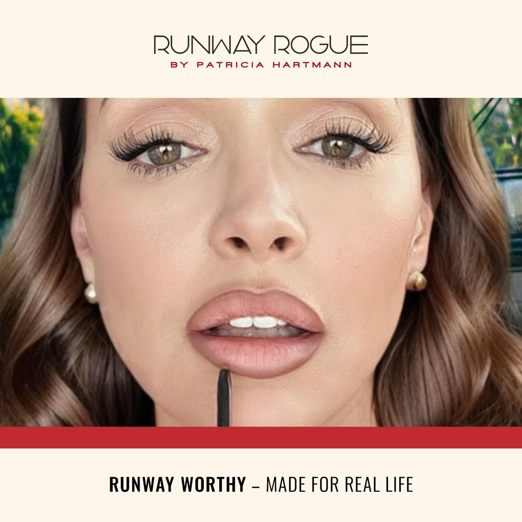 Runway Rogue Matte Lip Liner Pencil with Sharpener, ‘In the Press’