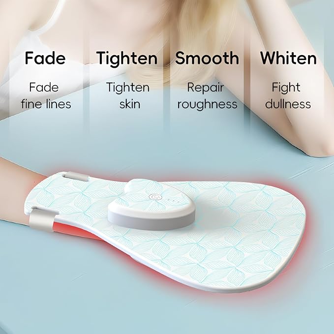 Red Light Therapy Glove for Hands - 630nm & 830nm LED Device for Pain Relief & Skin Rejuvenation, Rechargeable Hand Care with Auto Shut-Off (1 Piece)