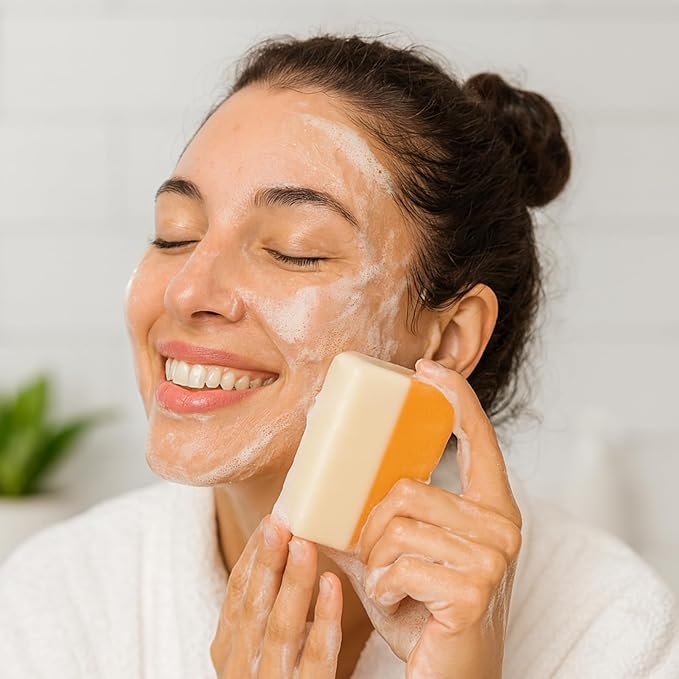 Relumins Glutathione + Kojic Acid Soap Bars Whitening and Darkspot Corrector - Deep Cleansing & Hydrating Soap for Refreshed Skin Perfect - Gentle Exfoliating Formula - 135g x 5 Bars
