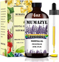 Lavender Essential Oil, Lavender Oil 4 Fl Oz 120ML for Diffuser Humidifier Yoga Cleaning DIY Candle Soap Making MUMAZYL Essential Oils