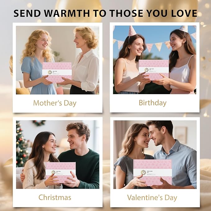 Gifts for Women, Birthday Gift for Women, 30pcs Rose Facial Skin Care Gifts Set, Thinking of You Gift, Spa Gifts Basket Set, Get Well Soon Gifts, Birthday, Christmas, Anniversary, Mothers Day, Wife