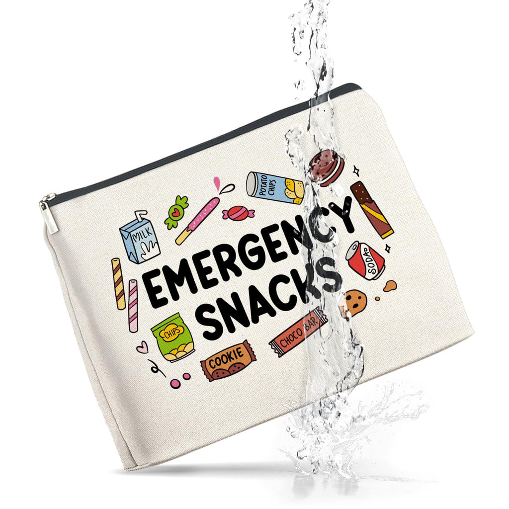 UPNEGE Snack Bag Gifts for Women Snack Lover Makeup Bag