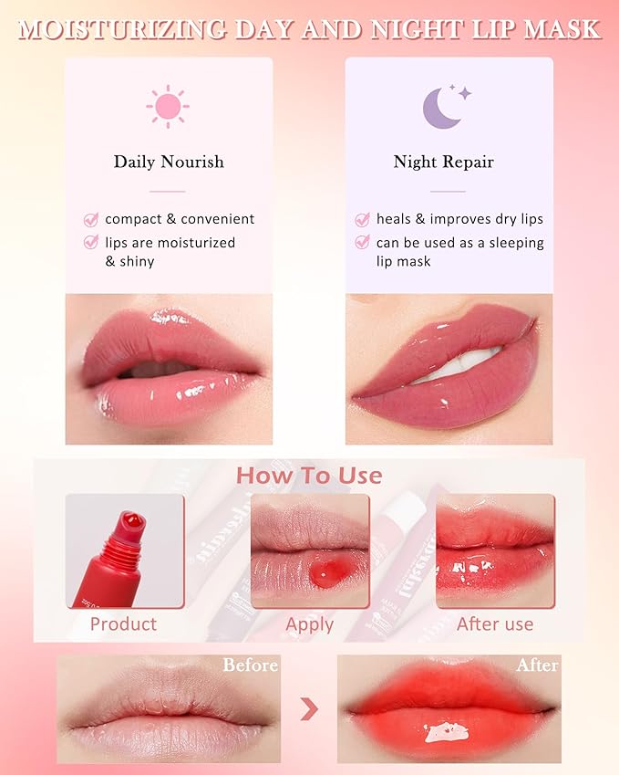 Lip Balm Butter Brown Sugar, Yummy Lip Gloss Oil, Lip Treatment Lipgloss