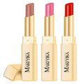 MAKI YIKA 3Pc Moisture Lipsticks for Women Nude Pink Red Lipstick