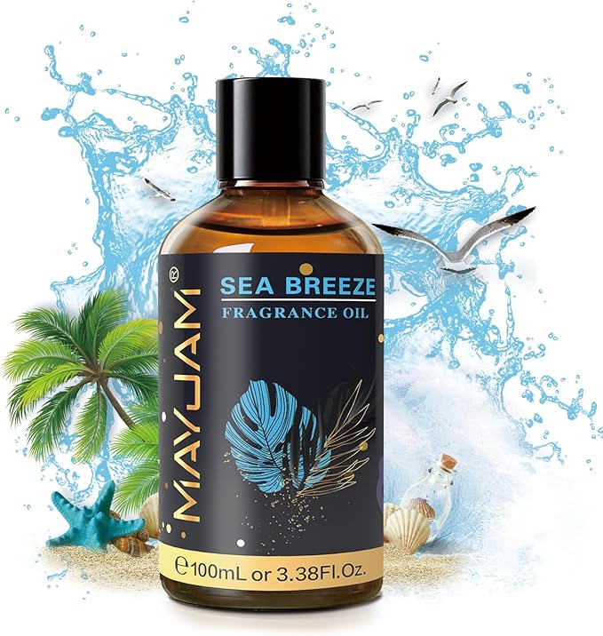 MAYJAM Sea Breeze Fragrance Oil for Diffusers for Home, 100ML/3.38FL.OZ