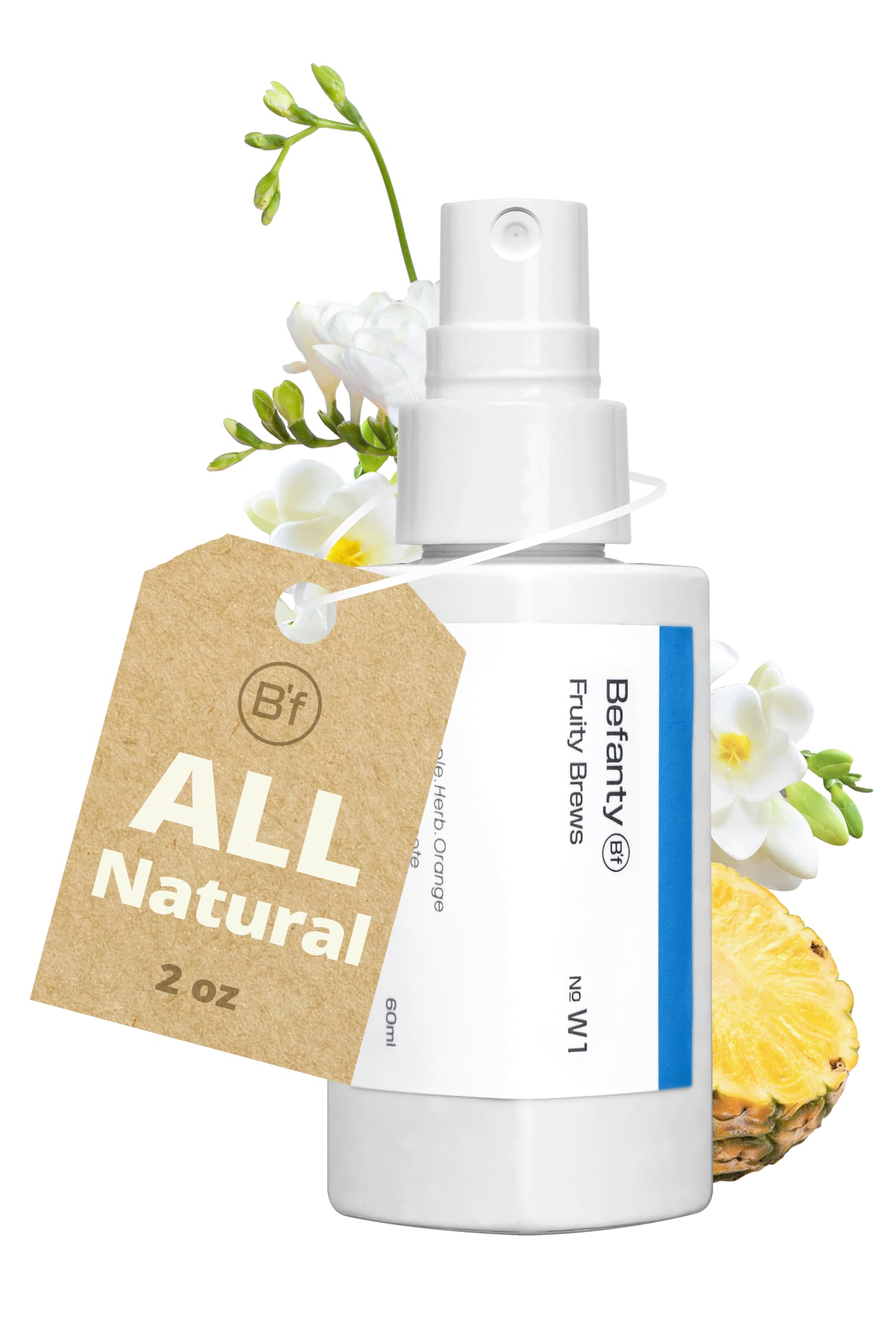 Befanty Natural Spray Deodorant for Women & Men - Fruity Brews 2.0 fl oz