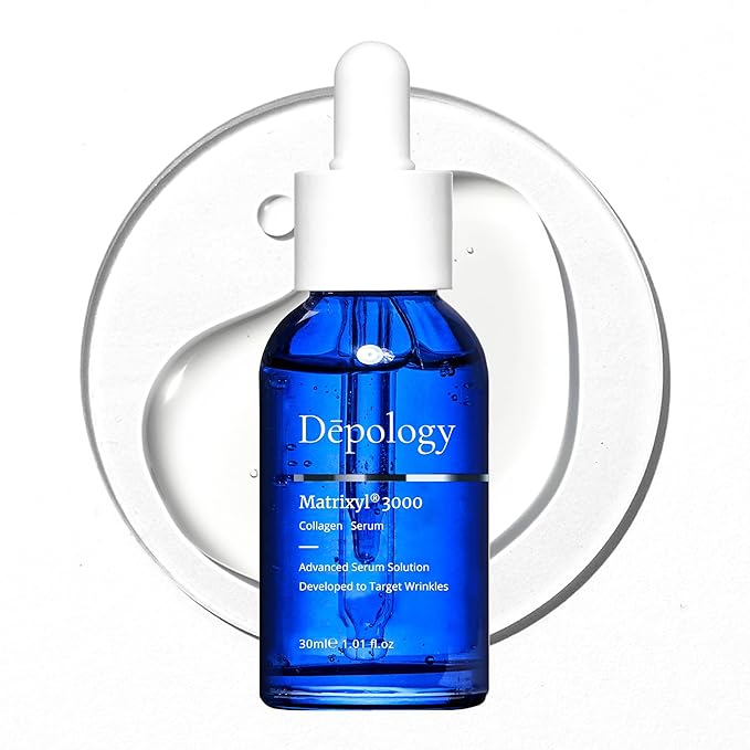 Depology MATRIXYL® 3000 Serum, Promotes Anti Wrinkle Serum, Korean Skin Care Products for Face Elasticity, Facial Skin Serum for Women, Skincare for All Skin Types