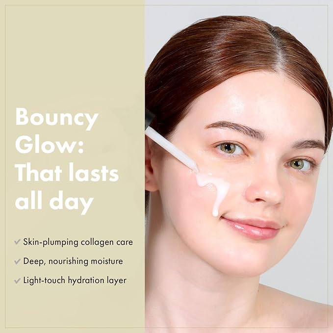 TOSOWOONG Real Collagen Face Serum for Firming & Fine Lines, Wrinkles, Dewy
