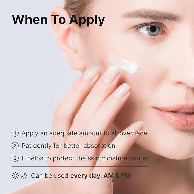 PURE K Panthenol 10% CICA Repair Cream – Clinically Tested Barrier Recovery Moisturizer for Sensitive, Post-Blemish & Redness-Prone Skin, Fragrance-Free & Vegan, Korean Skincare (2.7 Fl Oz / 80ml)